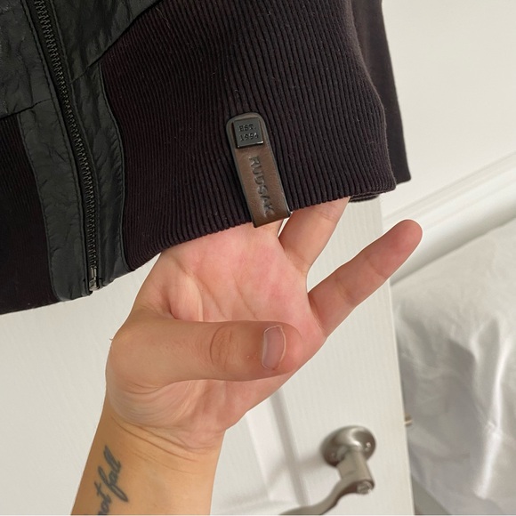 RUDSAK | Black leather moto jacket - Picture 6 of 10